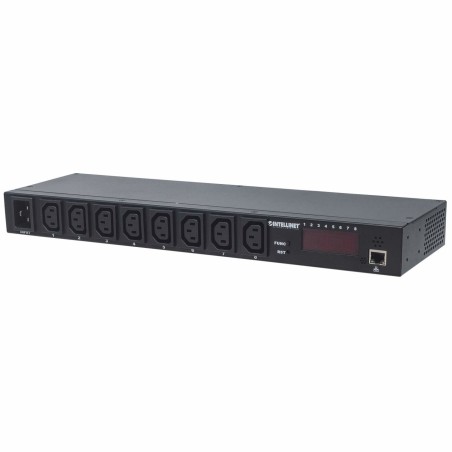 Intellinet 19" Intelligent 8-Port PDU - Reliable & Efficient Power Distribution (SKU: 163682)